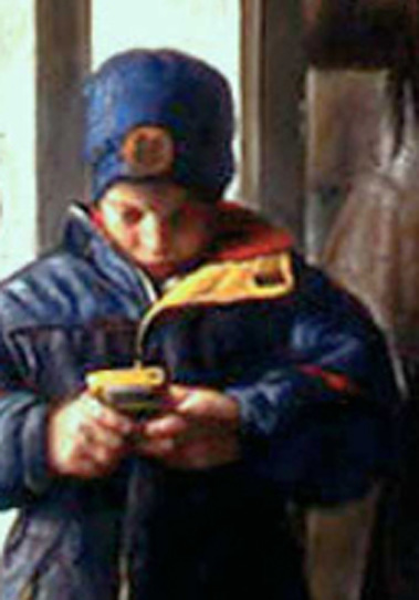 Boy with cell phone close up (Thumbnail).
